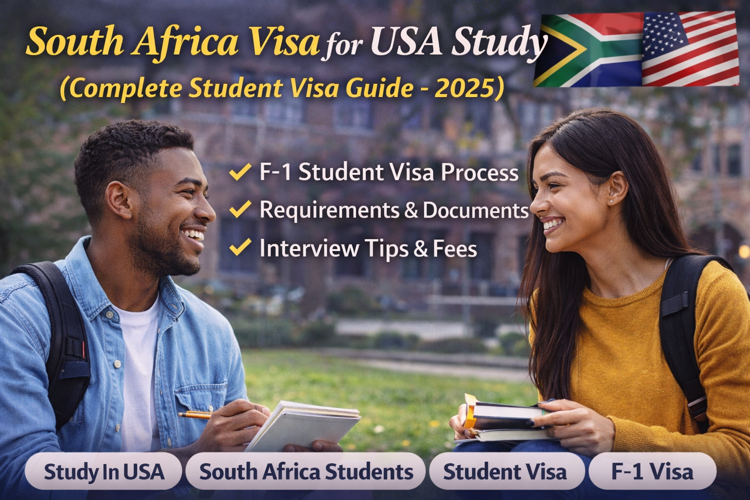 South Africa Visa for USA Study