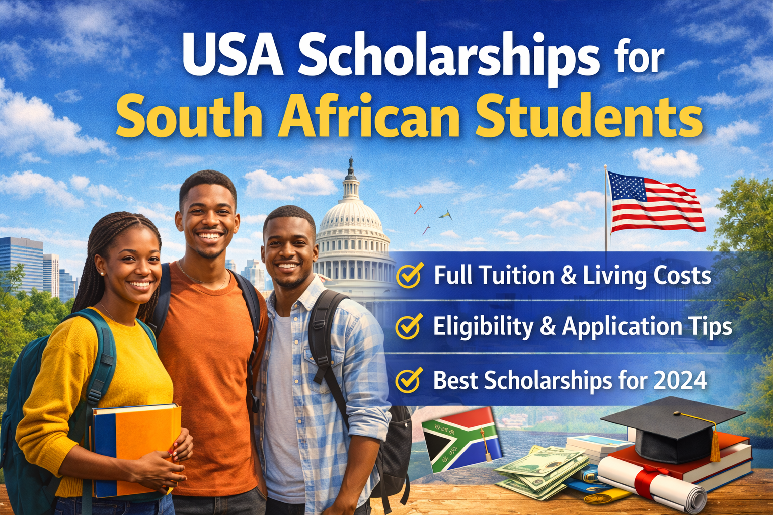 USA Scholarships for South African Students
